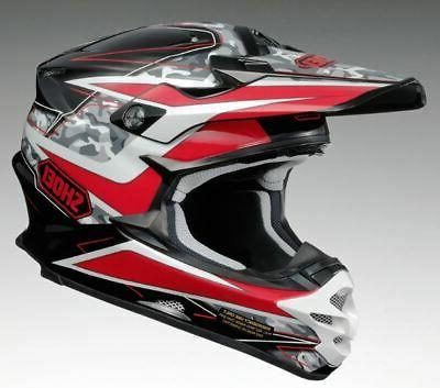 casque moto integral vfx w red mat