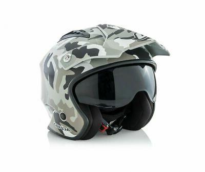 casque moto jet aria trial scooter quad