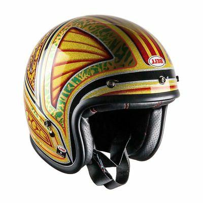 casque moto jet custom jaune taille xxl