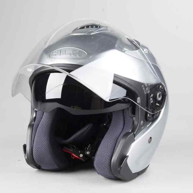 casque moto jet fg jet cr silver