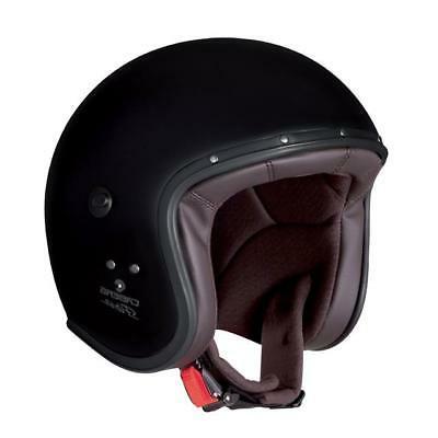 casque moto scooter jet freeride noir mat
