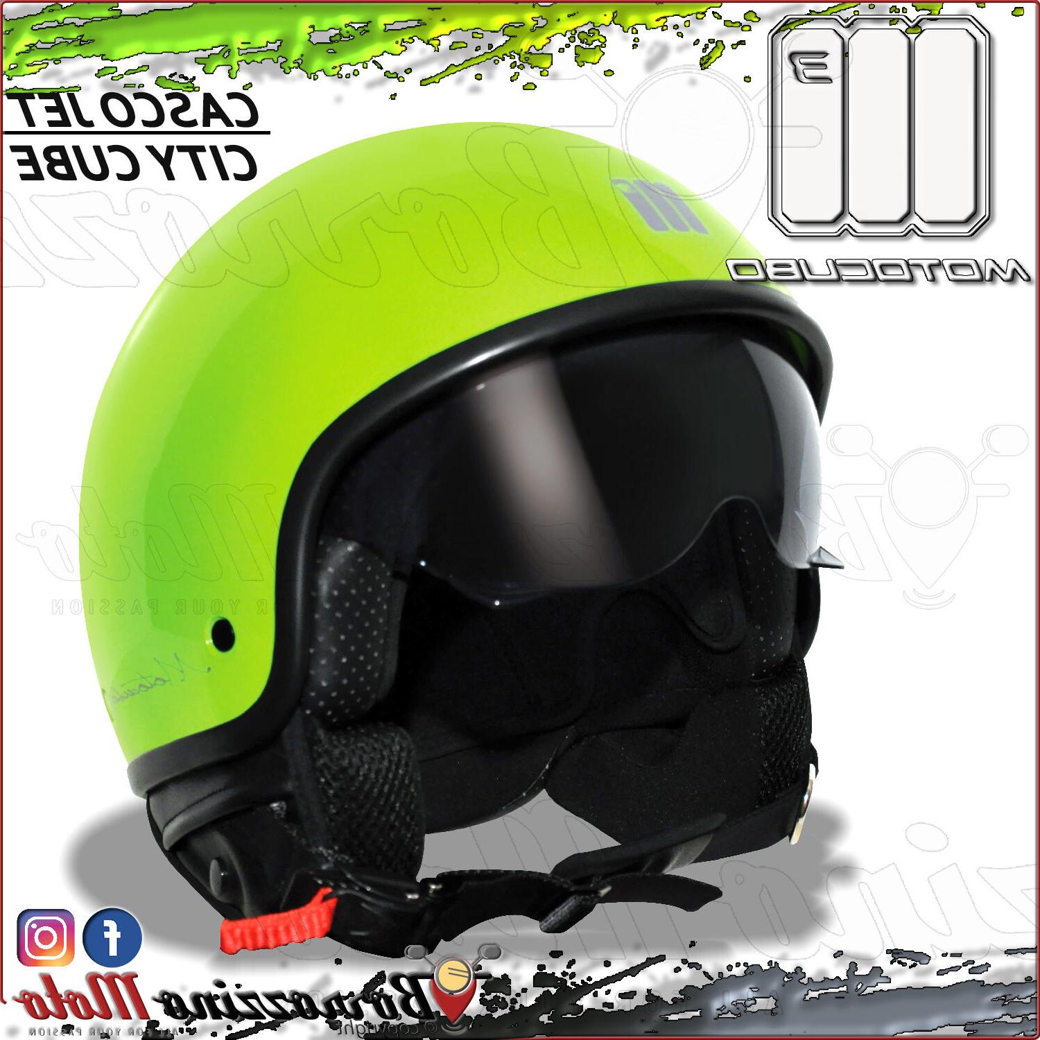 casque moto scooter jet universel city cube