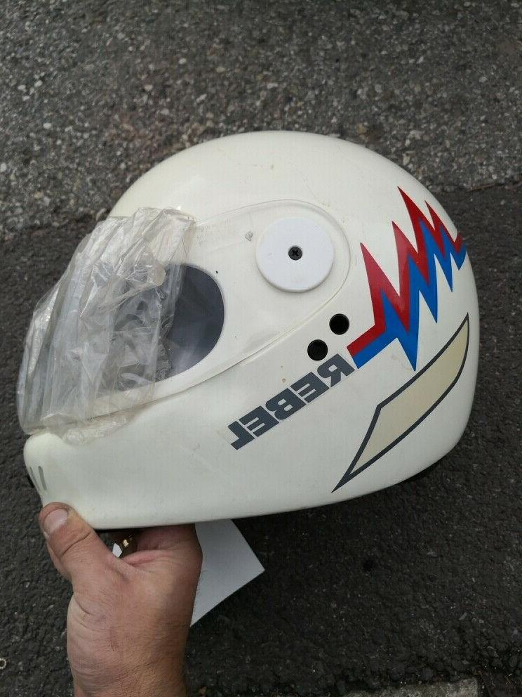 casque moto scooter vintage annees 80 neuf