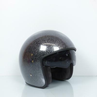 casque moto taille xs smart glitter black
