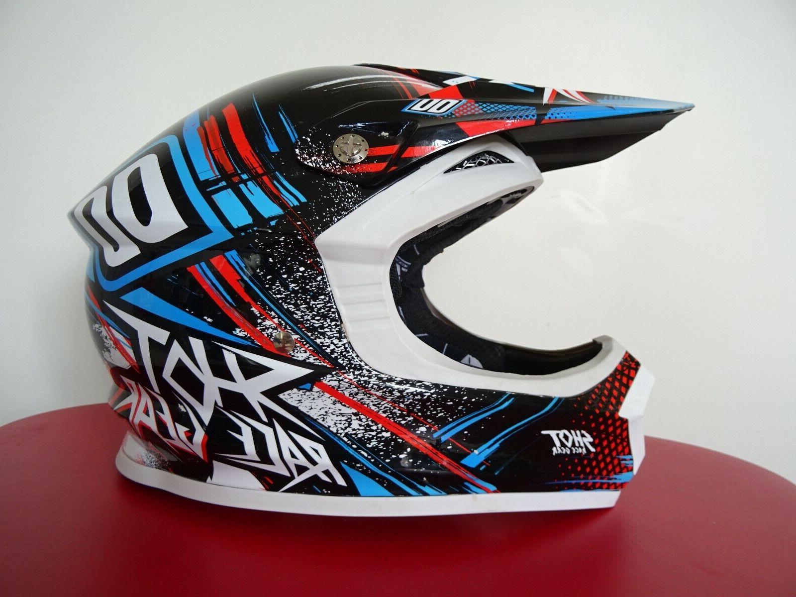 casque shot race gear moto cross model