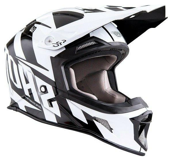 casque striker system noir blanc moto cross