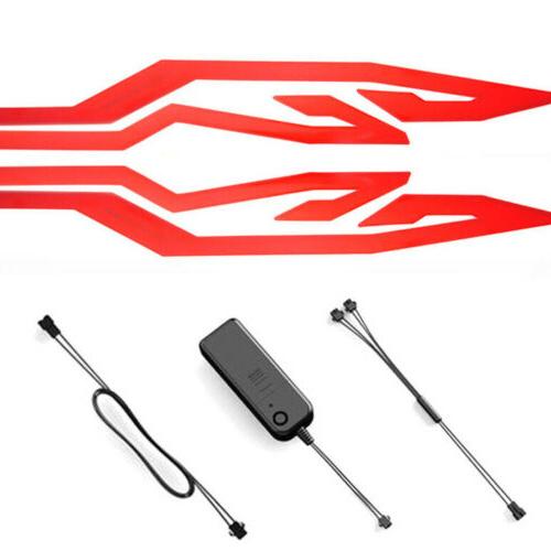 casque velo moto kit bande lumineuse led
