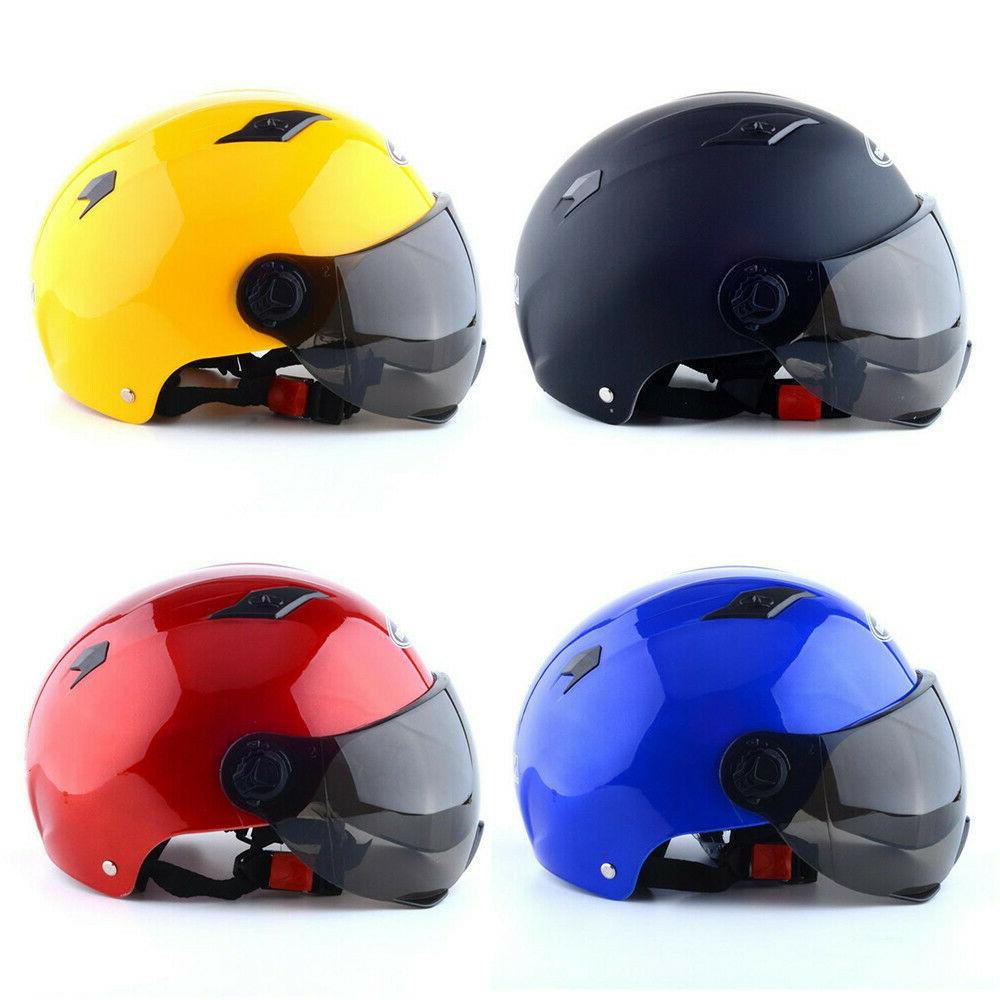demi jet casque homologue moto scooter visiere