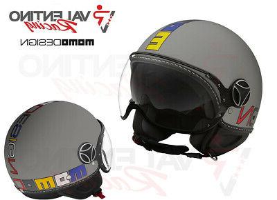 design fgtr classic casque jet multicolore grey