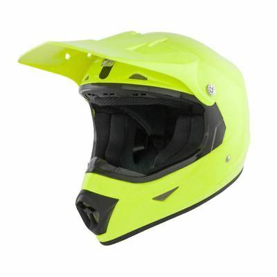 enfants moto x off route casque fluoro