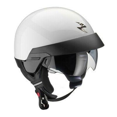 exo 100 blanc casque de moto route