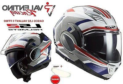 ff900 casque valiant ii revo blanc rouge