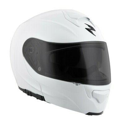 gt3000 modulaire rue casque solide blanc adulte