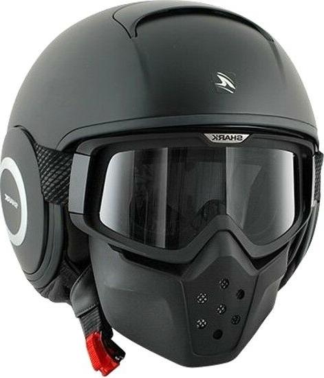 helmet helm capacete shark raw drak blank