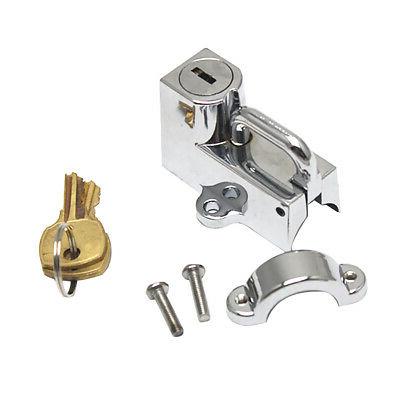 kit cle 2 serrures casque moto argent