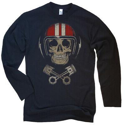 motard a manches longues skull casque moto