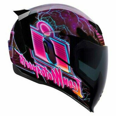 moto airflite synthwave casque tout couleurs