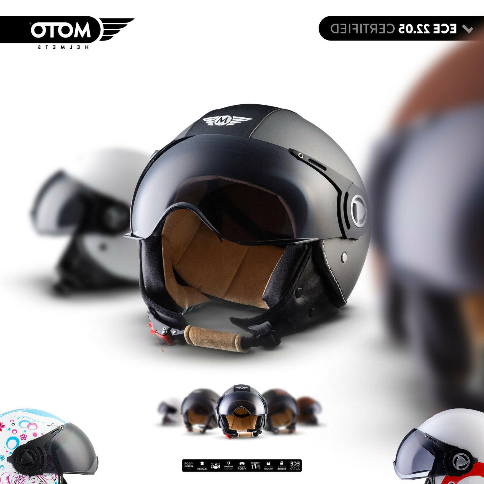 moto h44 casque moto jet demi jet