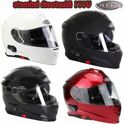 neuf casque moto bluetooth v171 modualable scooter