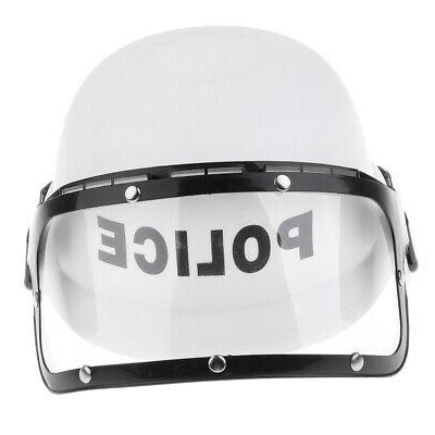 police moto flic casque et visiere enfant