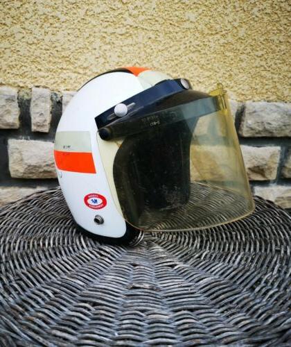 rare vintage annees 70 casque moto tpc