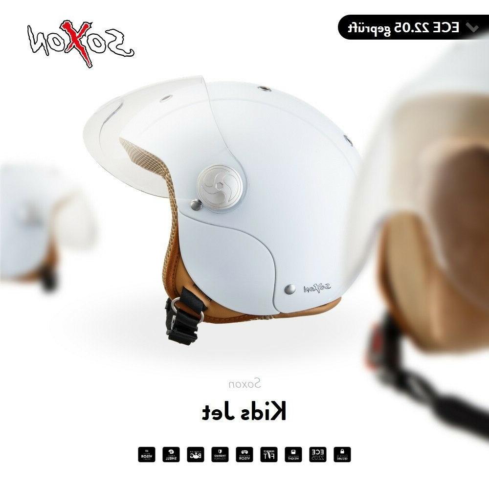 sk 55 snow enfant moto vespa casque