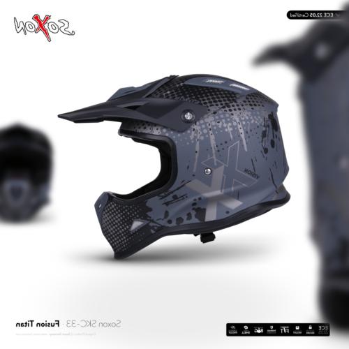 soxon skc 33 fusion titan enfant casque