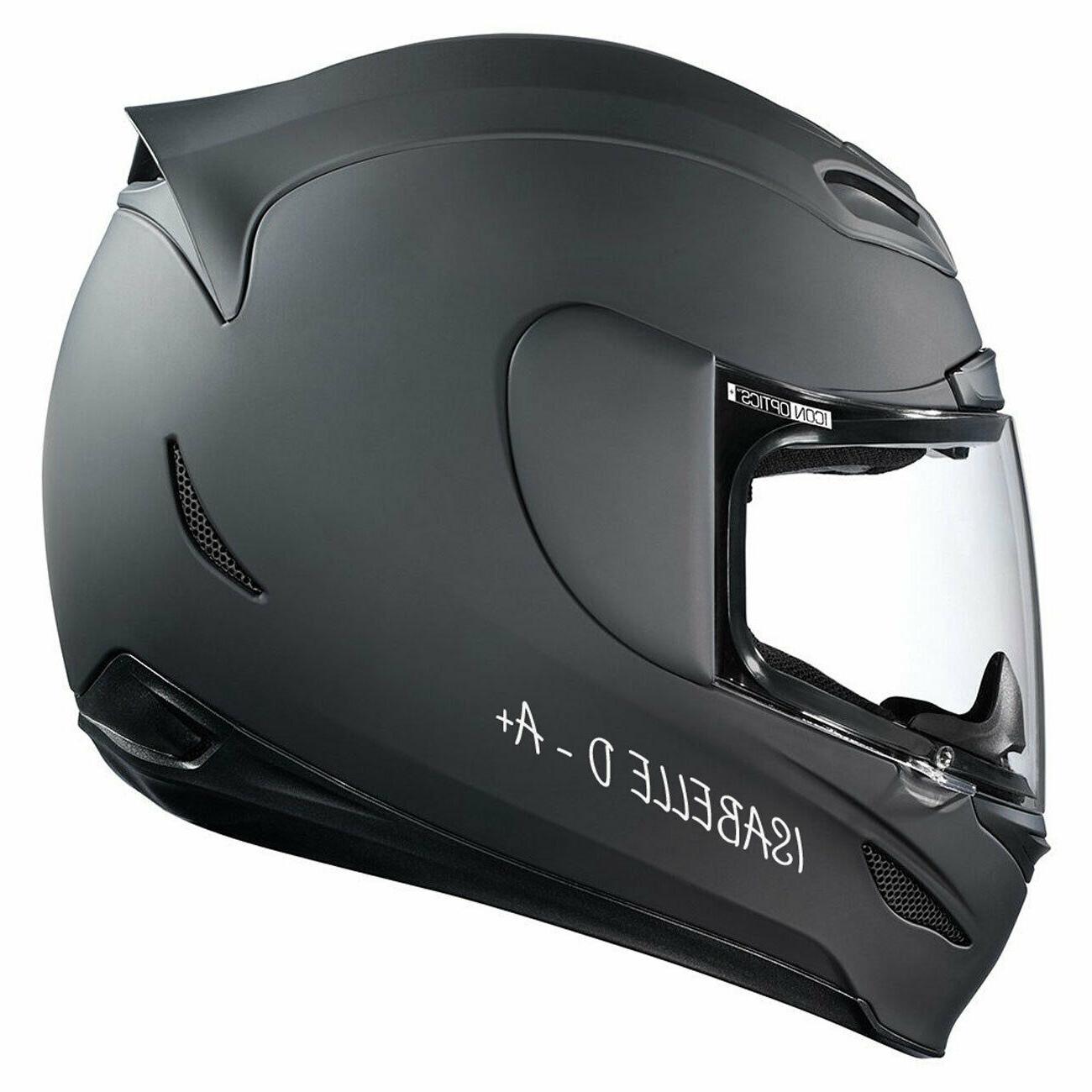 sticker casque identite groupe sanguin rhesus personnalise