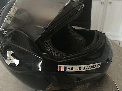 sticker casque identite retro reflechissant groupe sanguin