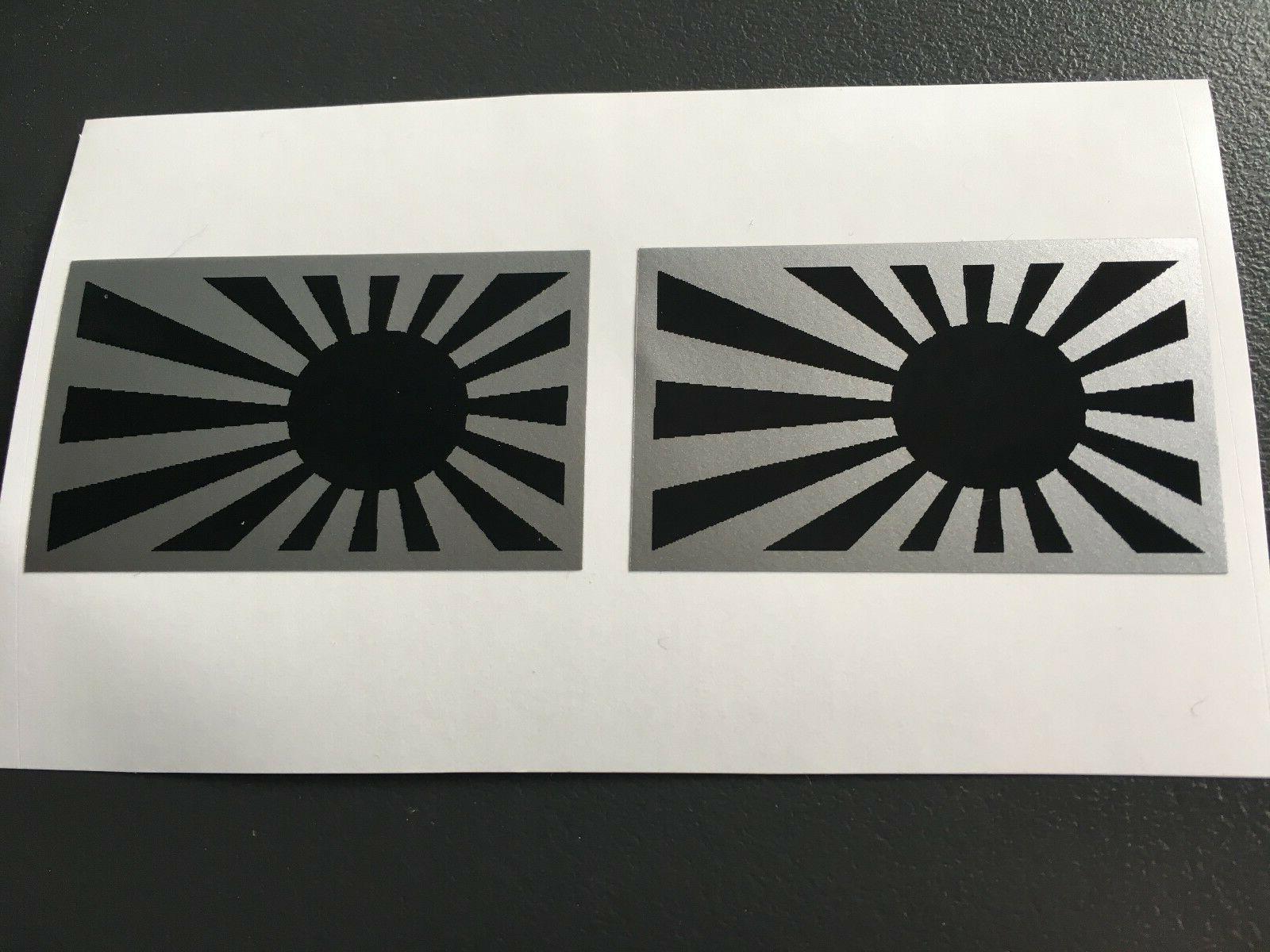 sticker drapeau japon rising sun casque moto