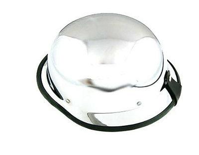 tmp casque de moto ouvert chopper chrome