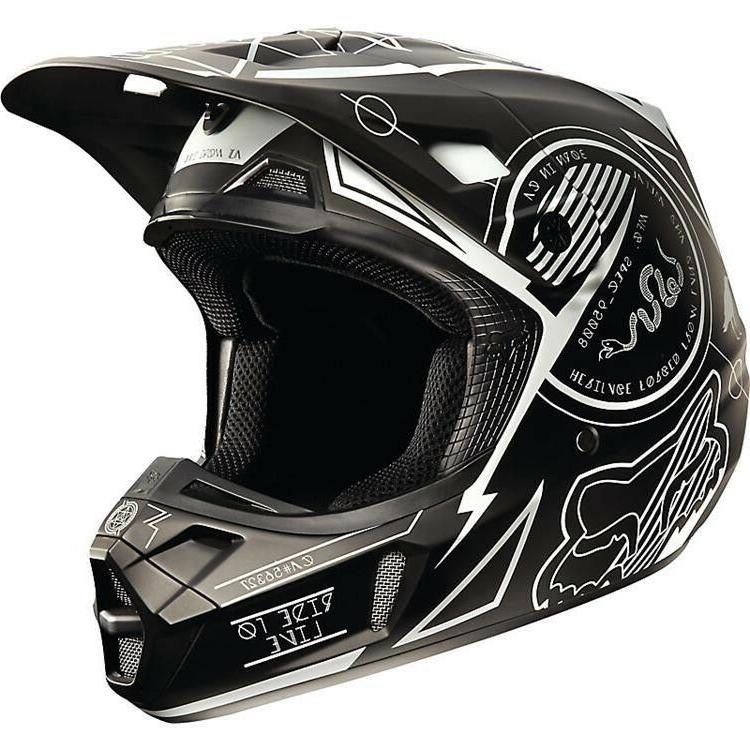v2 priori motocross mx casque noir enduro