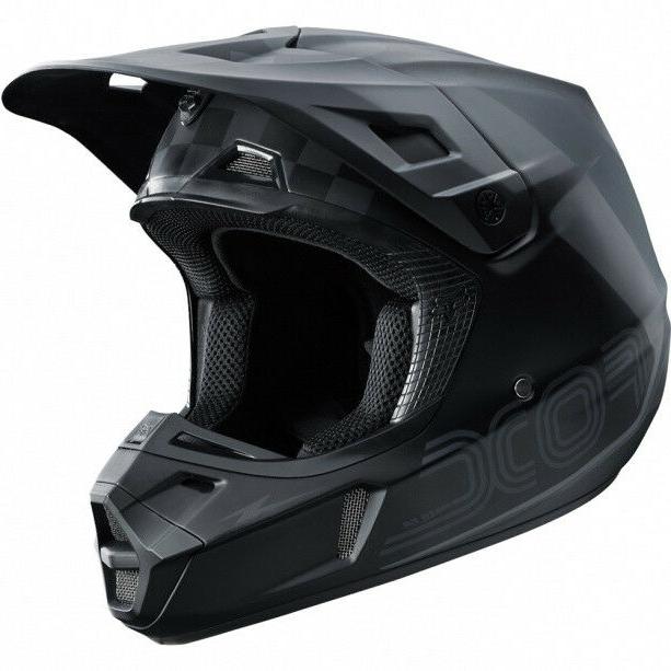 v2 rhor motocross mx casque noir gris