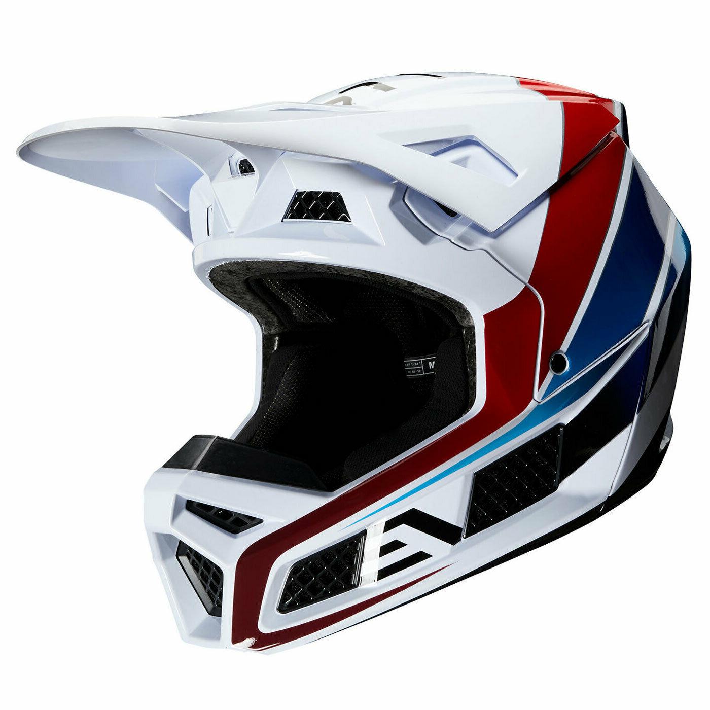 v3 durven motocross mx casque mul blanc