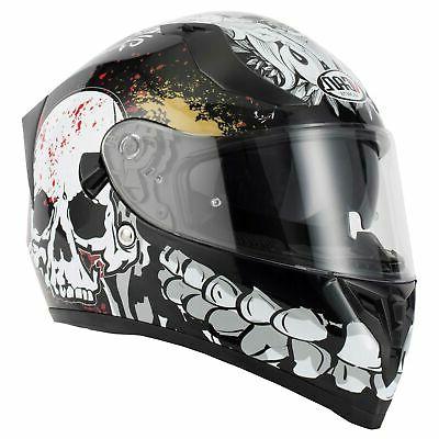 vcan v128 skull casque de course de