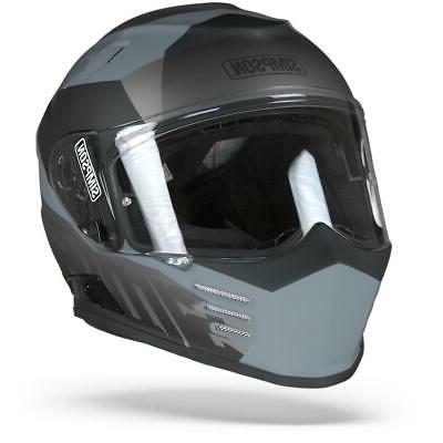 venom army noir mat gris casque moto
