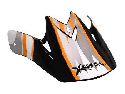 visiere casque moto cross enfant orange