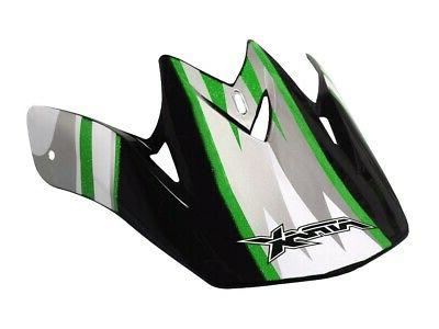 visiere casque moto cross enfant vert