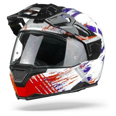 x vilijord mudvalley blanc bleu rouge casque