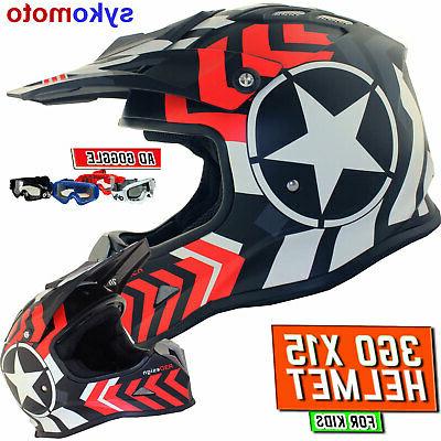 x15 enfant mx casque enduro kart quad