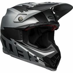 -9 Flex Breakaway Homme Casque Pour Moto - Matte Silver Blac