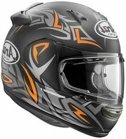 Complet Visage Casque Quantum-j Rainure Orange / Noir Mat Ca