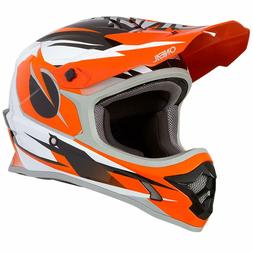 Mx Motocross Traverser Casque Riff Orange S