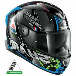 Shark Skwal 2.2 Noxxys Noir Bleu Kbg Casque Moto