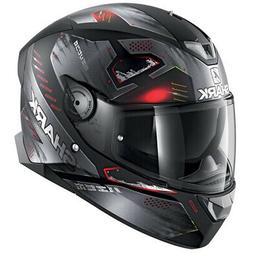 Shark Skwal 2.2 Vengeur Noir Mat Anthracite Rouge Casque Mot