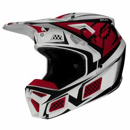 Cross Mx Casque - Gris Clair Rouge Noir Mvrs Liquide Int&eacute;ri